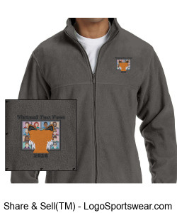 Virtual Fox Fest 2026 Mens Midweight Full-zip Fleece Design Zoom